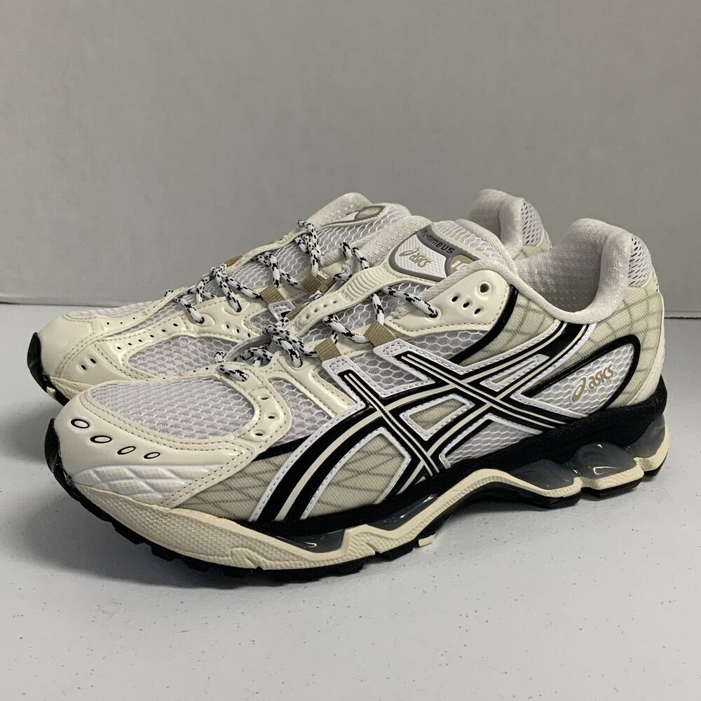 ASICS Gel Nimbus 10.1 White Ivory 1203A543 108 Size 8.5 Mesh Runner Workout
